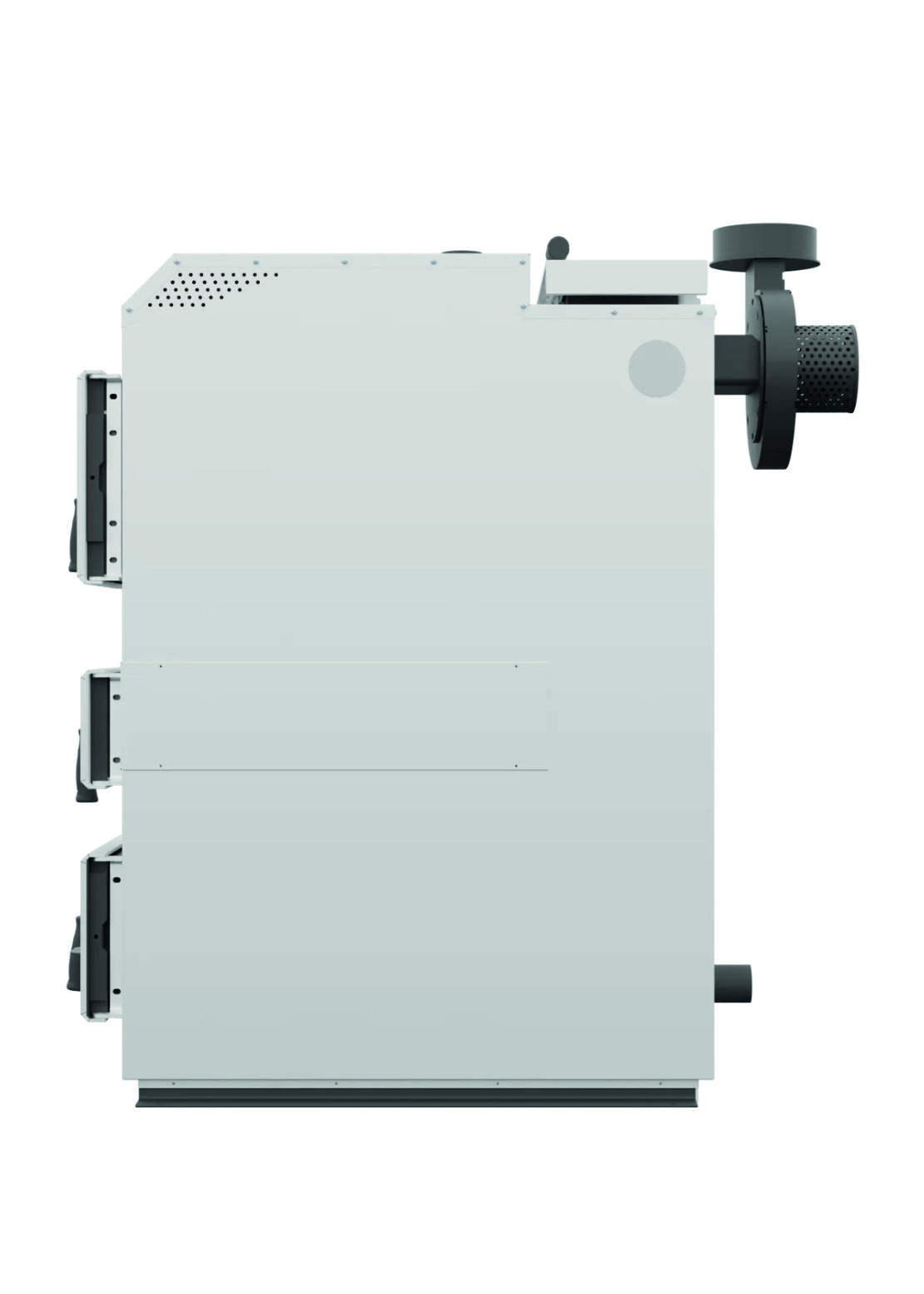 Kotłownia z kotłem zgazowującym drewno i buforem