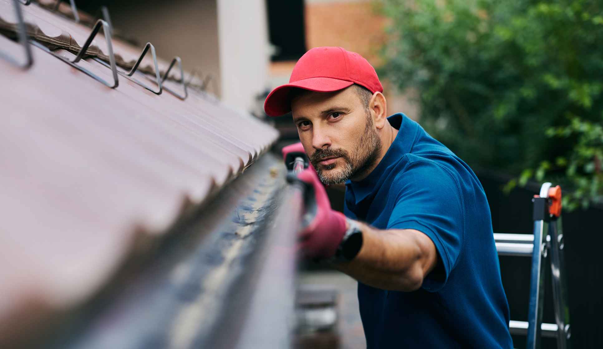 System rynnowy PVC na domu jednorodzinnym