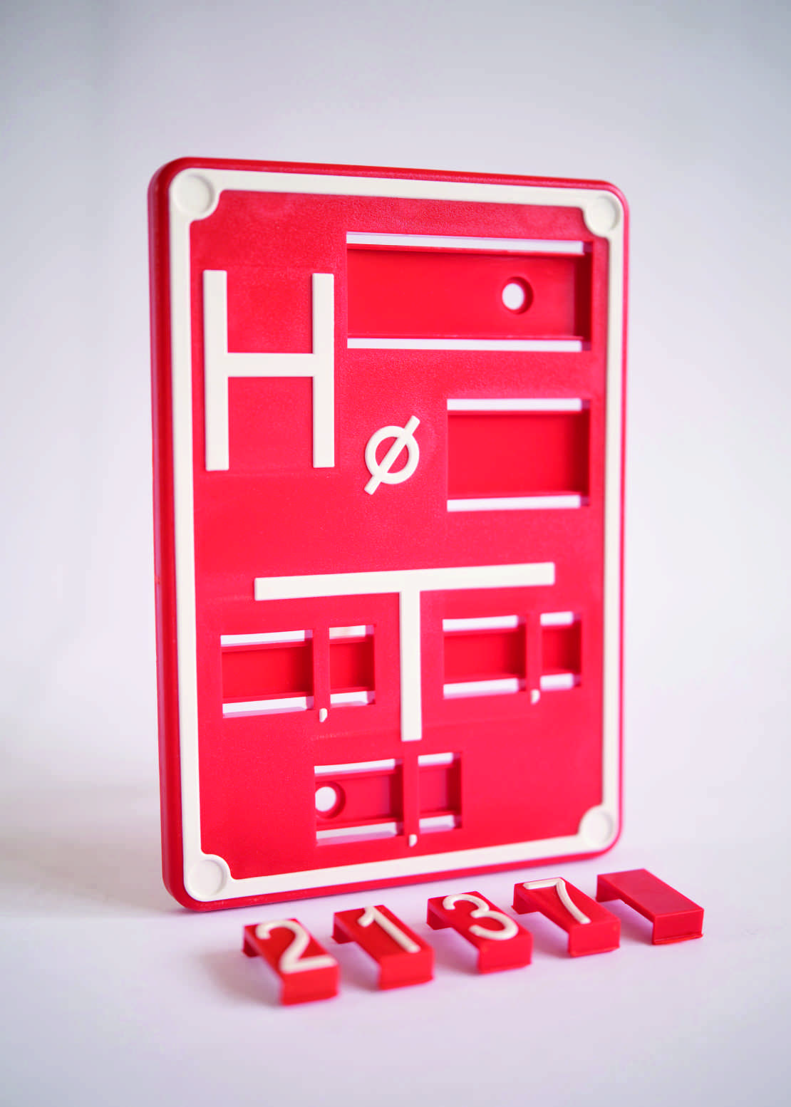 Tabliczka informacyjna hydrantu H z tworzywa PCV