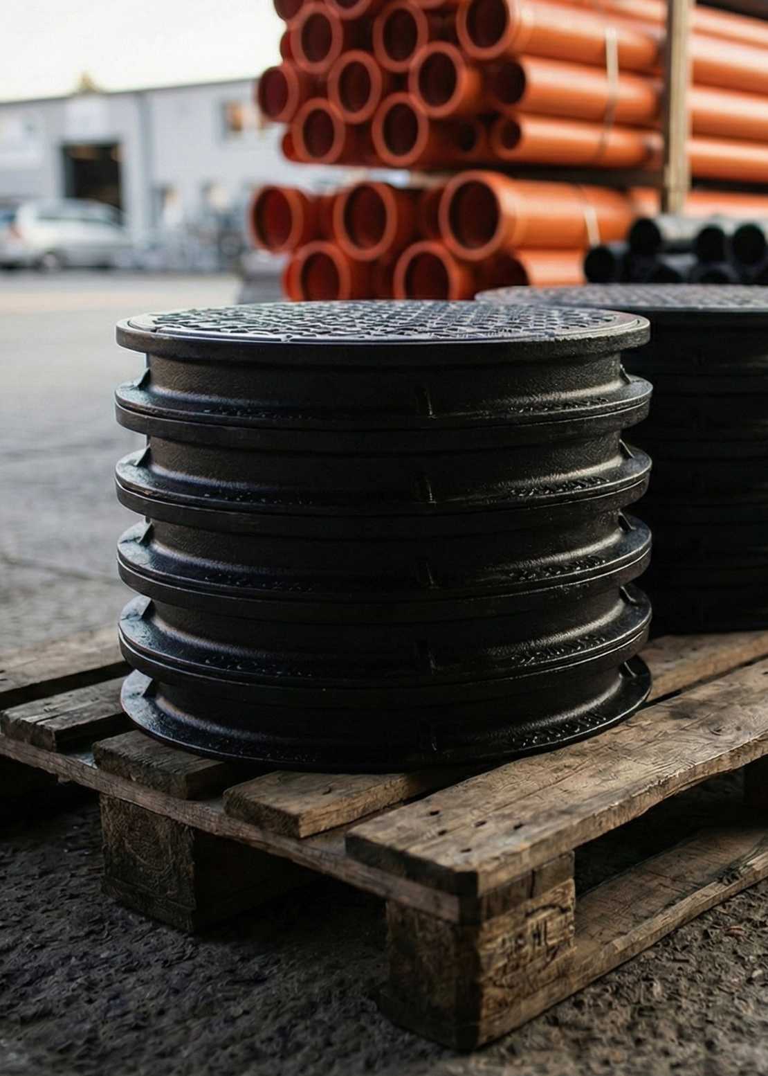 Włazy żeliwne kanałowe 600mm